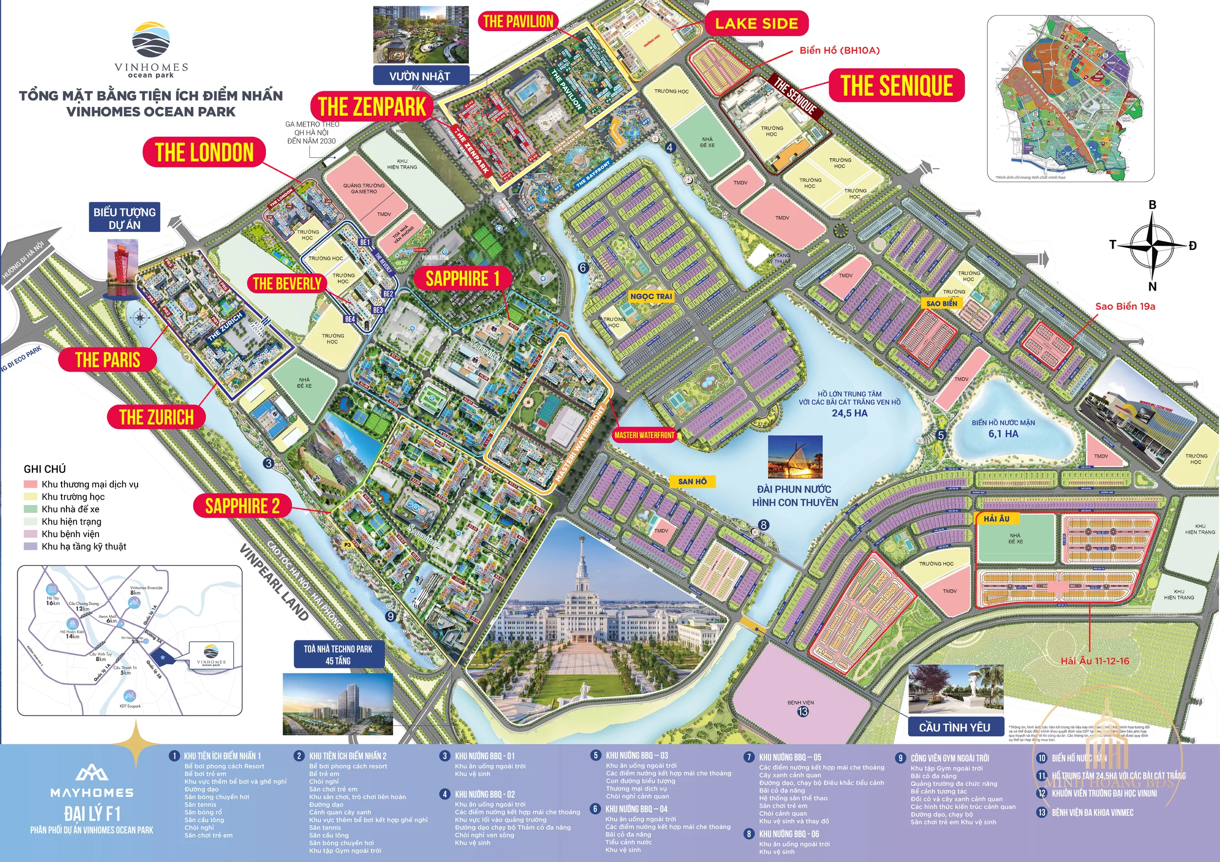 Mặt bằng Vinhomes Ocean Park 1