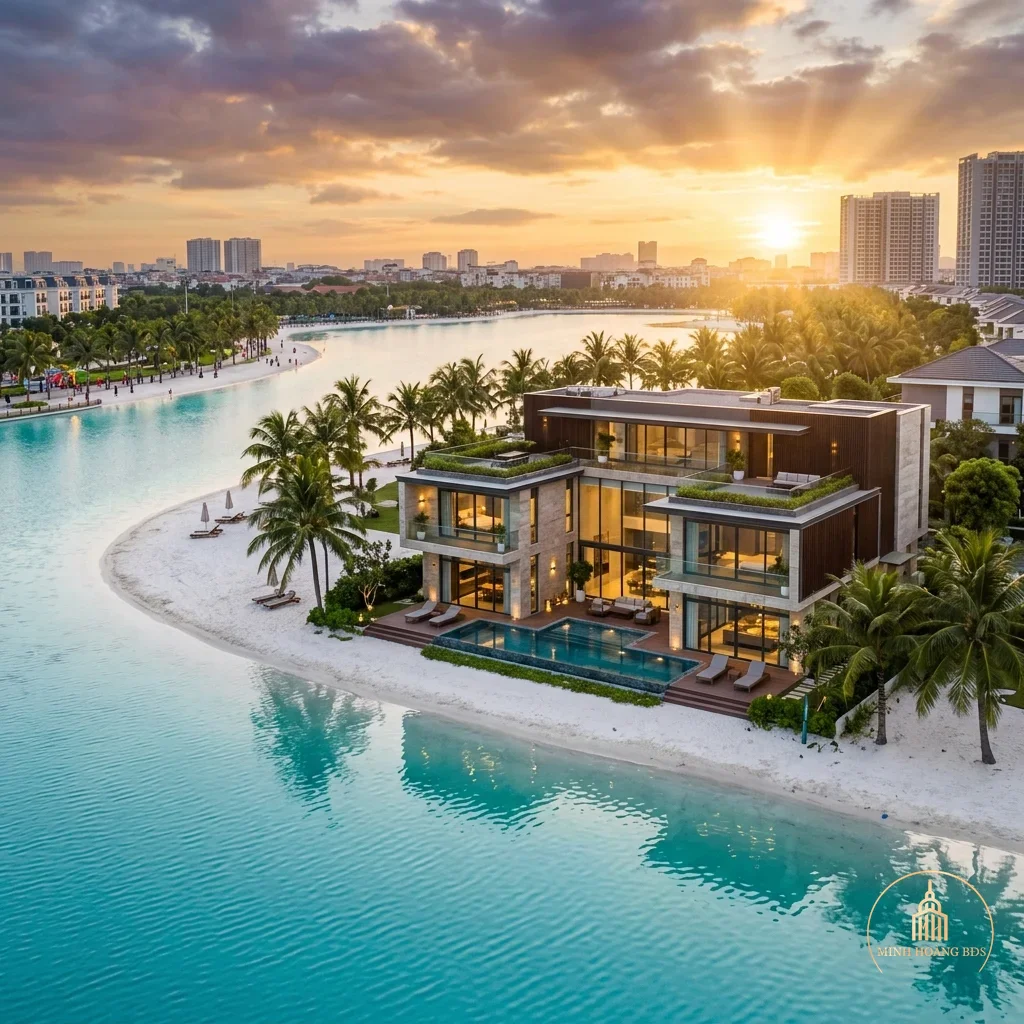 Biệt thự Song lập Tinh Hoa view Hồ - Global Gate